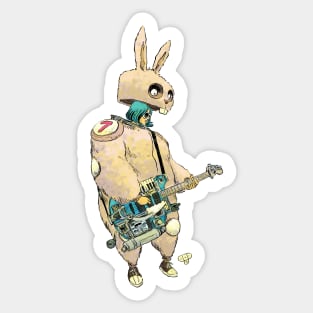 Rabbit Rock Sticker